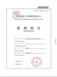 鹤壁公司检测报告